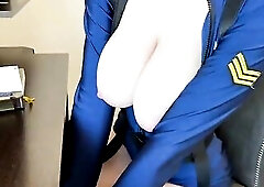Hawt Cop with Flawless Butt & Biggest Boobs Bangs and Rides Large Dong