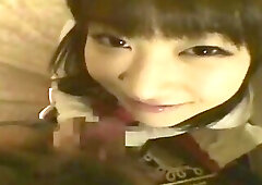 Honey Japanese Mahiro Aine getting sperm blast on her face