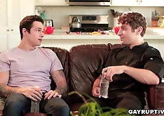 Fucks His Cooking Teacher With Calvin Banks And Jayden Marcos