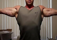 Fit muscle god perfection close up