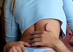 ROUGH SEX INSTEAD OF DESERT AFTER LUNCH - Blonde Gostosa