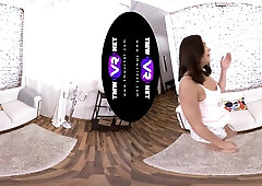 From Fantasy Into Reality; Solo Striptease Masturbation Redhead Perky Tits