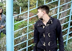 Amateur hotties fucking each other outdoors in HD