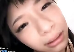 Horny young brunette enjoys hot sex at home