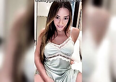 Trans Angel Masturbation
