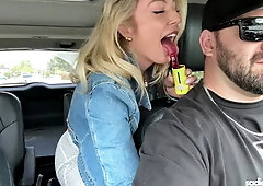 Oral Fixated Milf Blows Her Uber Driver