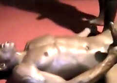 BLACK WRESTLING LOSER FINISHES OFF