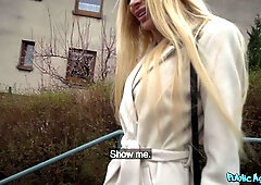 Blonde Tourist Anita Blanche Fucked In Warehouse