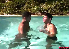 Lazy afternoon orgy of Donny Wright and Juaquin Ramirez