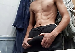 Boy Next Door - Getting Dressed After Coming Out Of The Shower, I Went To The Street With A Hard Cock And No Underwe