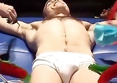 limited unexperienced laughs during sole and body tickling