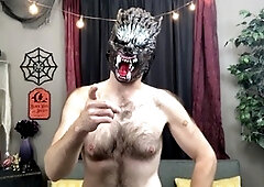 Experience a mesmerizing ass worship session with a kinky werewolf - JOI PREVIEW