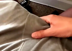 Edging With Oil, Cumming On Feet