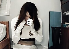 White Anine End! Anine is done! No greater quantity this babe told! Is that babe upset or is that babe angry?