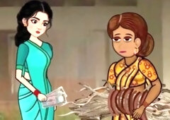 Rekha and Jagan get wild in this Hindi cartoon fantasy adventure