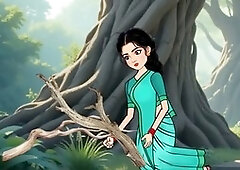 Rekha and Jagan get wild in this Hindi cartoon fantasy adventure