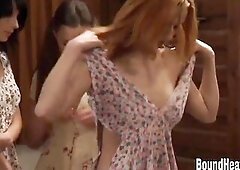 Lesbian Slaves Feeling Power Of Whip