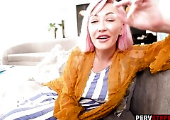 Smutty boys slutty mom with large bazookas Adira Allure gave him a consummate tugjob after that guy showed her a porn episode mother I'd like to 