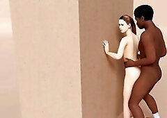 animation sex Viedio , girl fucked hard by black dick