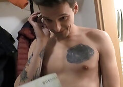 CzechHunter: Czech twink gay Hunter receives POV handjob