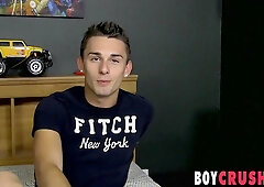 Jacobey London In Skinny Homo Thug Strips And Wanks His Cock