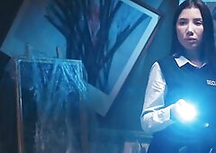 Female Security Gal Tricked Into Giving Tugjob - Italian Playgirl Layla Scarlett Time Stop Freeze Porn