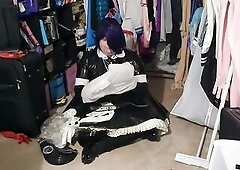 It's time for a recent description word salad cuz I got my kigu! So in any case we are a fan of shiny PVC, rubber, latex and other enormous fabri