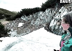 Hiking on an outdoor mountain trail to reach the flawless spot with a marvelous view! All the way I notice u walk behind me just to get the most good 