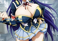Large breasts, nipple play