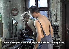 Spanking on Breaks in Supply Closet