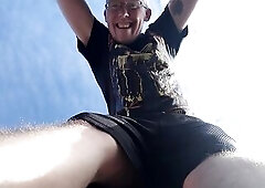 Gigantic Trans Stud, With Face Sitting Finale