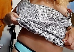 German MILF with pierced nipples gets extreme fucking with vibrator in close-up