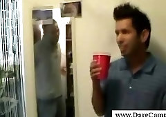 Gay student blowing a college mate