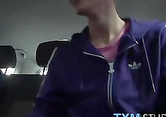 Olly Tayler fucked in a car