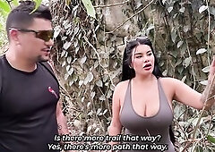 Whilst hiking, those 2 strangers stopped to rest and ended up having such a steamy conversation that they couldn't aid but have sex outdoors, wit