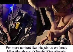 S&M - bound down and made to cum twice