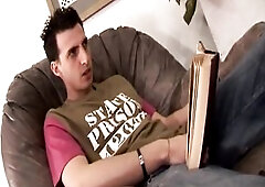 The video jumps between different couples in intensive sex: a brunette hair in underware gets taken from behind during the time that a golden-haired i