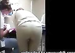 I went to the dentist and had to expect for my turn so I turned on my iPod nano 5g and filmed her mother i'd like to fuck booty