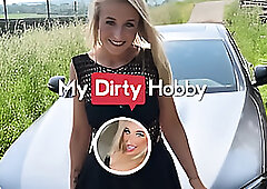 (Taiga LaLoca) Gets More Than A Car Ride While She Hitchhikes She Gets A Big Load On Her Pussy - My Dirty Hobby