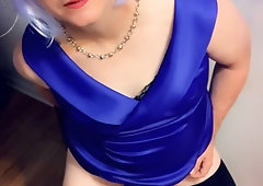 Pantyluvn sissy riding her dildo and giving you cummies