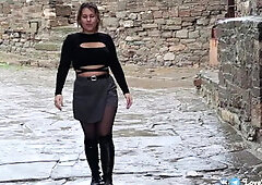 A Stranger Sucked Me off on an Excursion in the Old Fortress. Outside Sex, in...