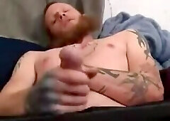 Redneck Jacks Off And Smokes In His Vehicle and Then Jacks Off In Bed