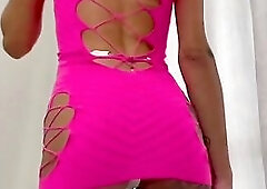 Slim angel with a large butt faces a BIGGEST 28cm SHLONG in her BUTT and TWAT.