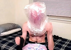 Solo, plastic bag, hairy gay