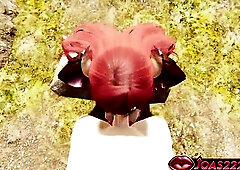 Hot Gravelyn CG Animation – Village Freehands Oral sex Service, Hard Irrumatio Throat Bang & Deepthroat Spunk flow on Face In Babe Choose two