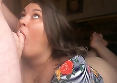 Blowjob and Facial with a Messy Ending