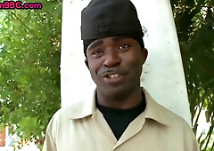 Black Seduced Bottom Drilled Outdoor In Anal Hole By Gay