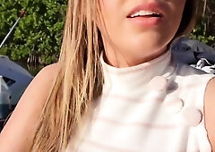 Crazy Ursinho sucking me in front of the Mexican