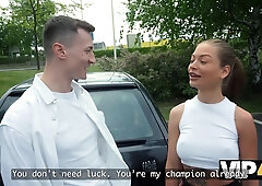 Vip4k. cougar with excellent natural figure got what she wanted