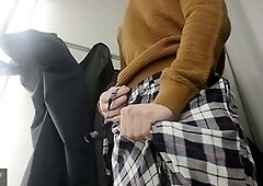 Spy dick flashing, flash dick touch groping